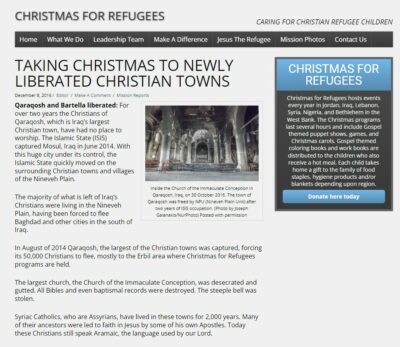 https://christmasforrefugees.org/taking-christmas-to-newly-liberated-christian-towns/